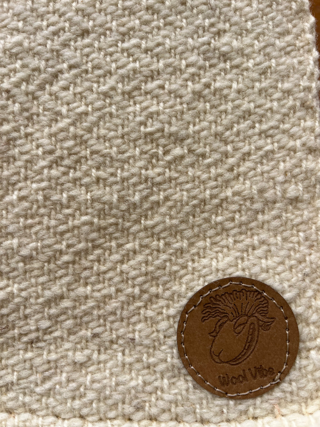 Étole tissage chevron pure laine