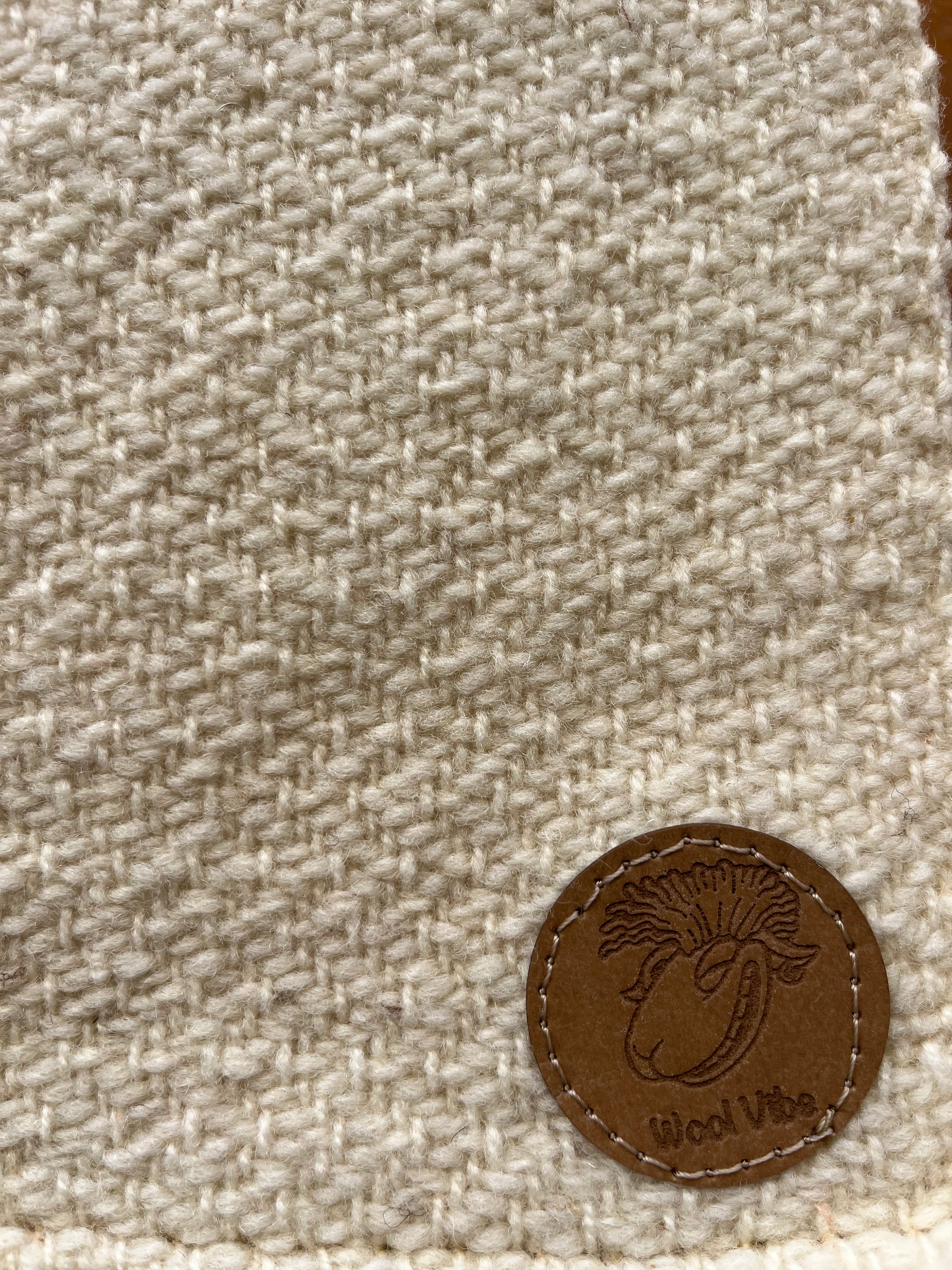 Étole tissage chevron pure laine