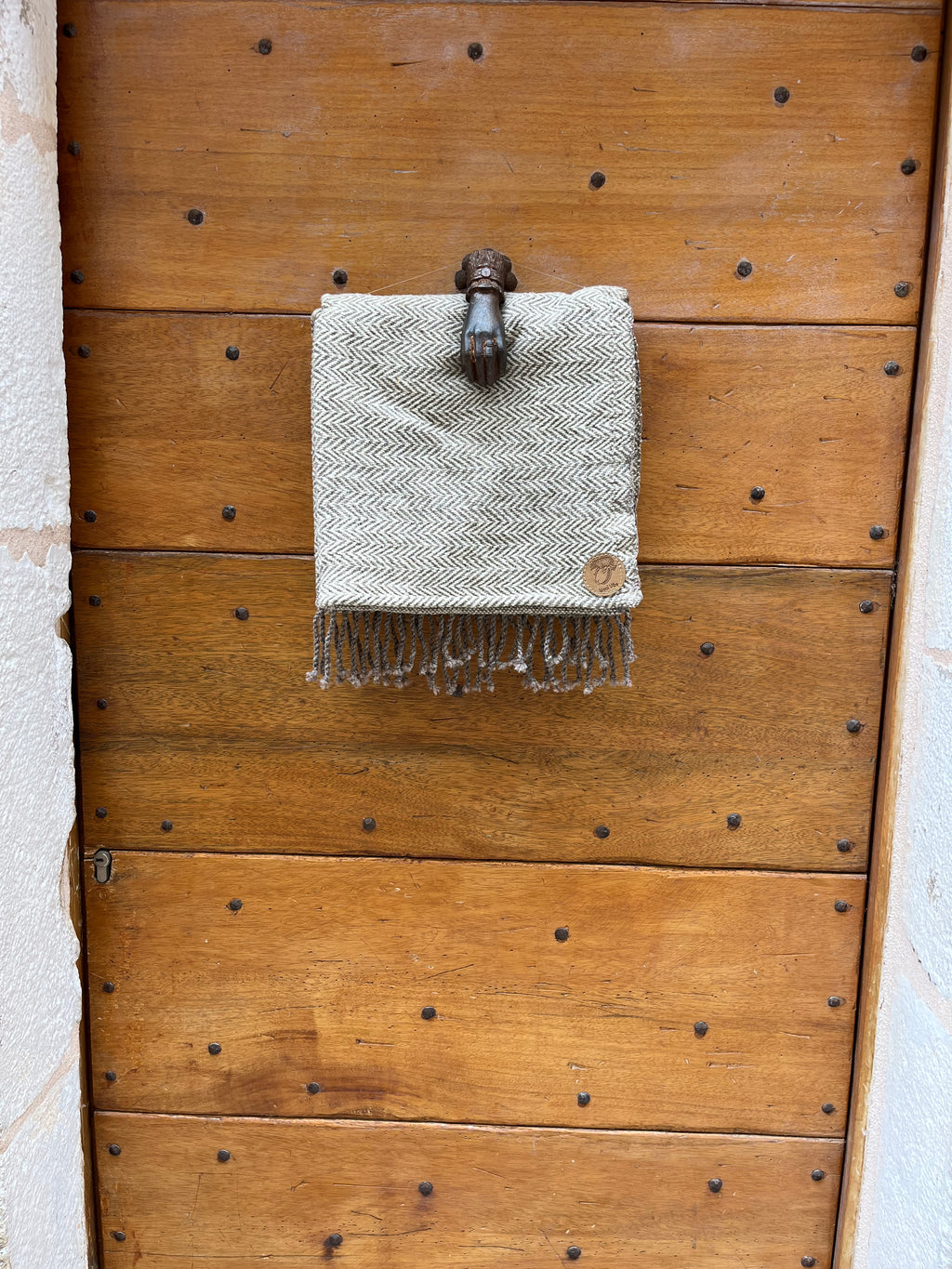 Étole tissage toile  bicolore pure laine